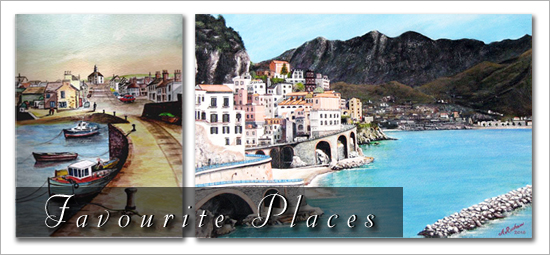 Left: Scottish Harbour Right: Atrani, Amalfi Coast, Italy Left: Scottish Harbour Right: Atrani, Amalfi Coast, Italy